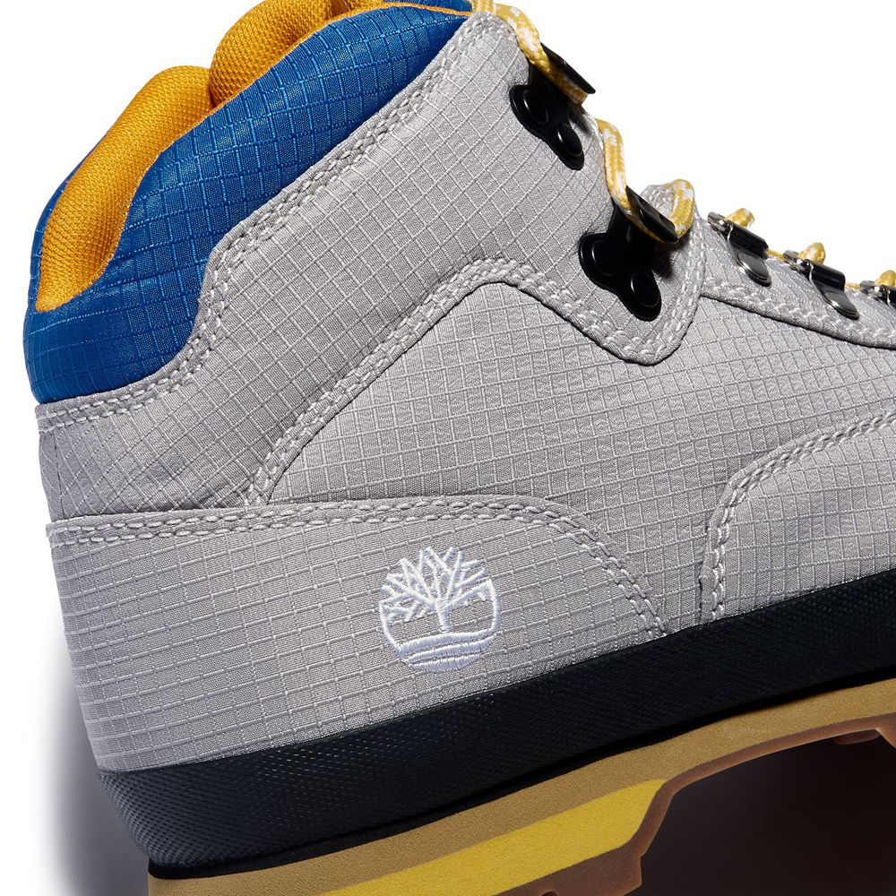 Botas de Caminhada Masculino - Timberland Euro Hiker Knit Mid - VAJSI8150 - Cinzentas